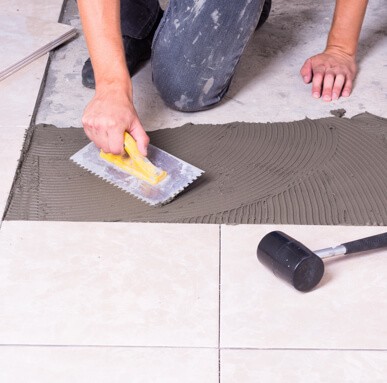 Tile installation | Hill's Interiors